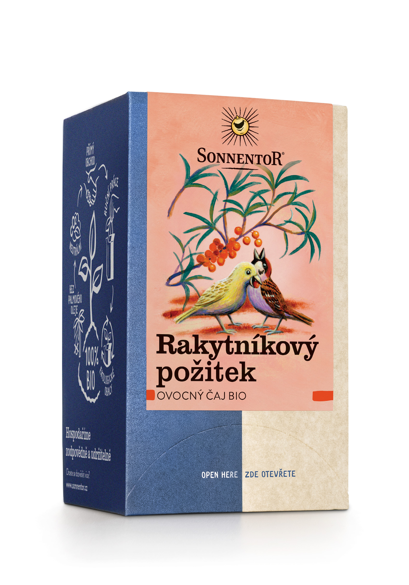 02536 Sonnentor - Rakytníkový požitek bio 54g porc. dvoukomorový