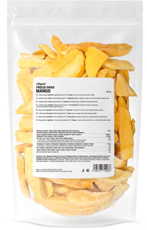 1137bf39-cc0d-4d63-9021-1471a2945a5a Vilgain Mango lyofilizované – 100 g