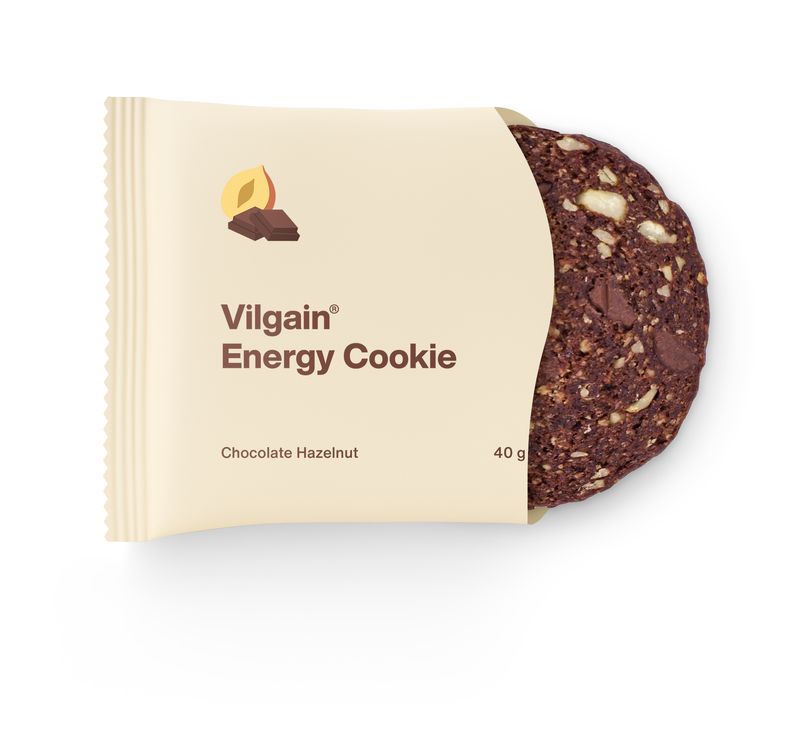 13d275d6-8147-4be6-9291-ea6cb4eccb4a Vilgain Energy Cookie BIO – čokoláda s lískovými ořechy 40 g