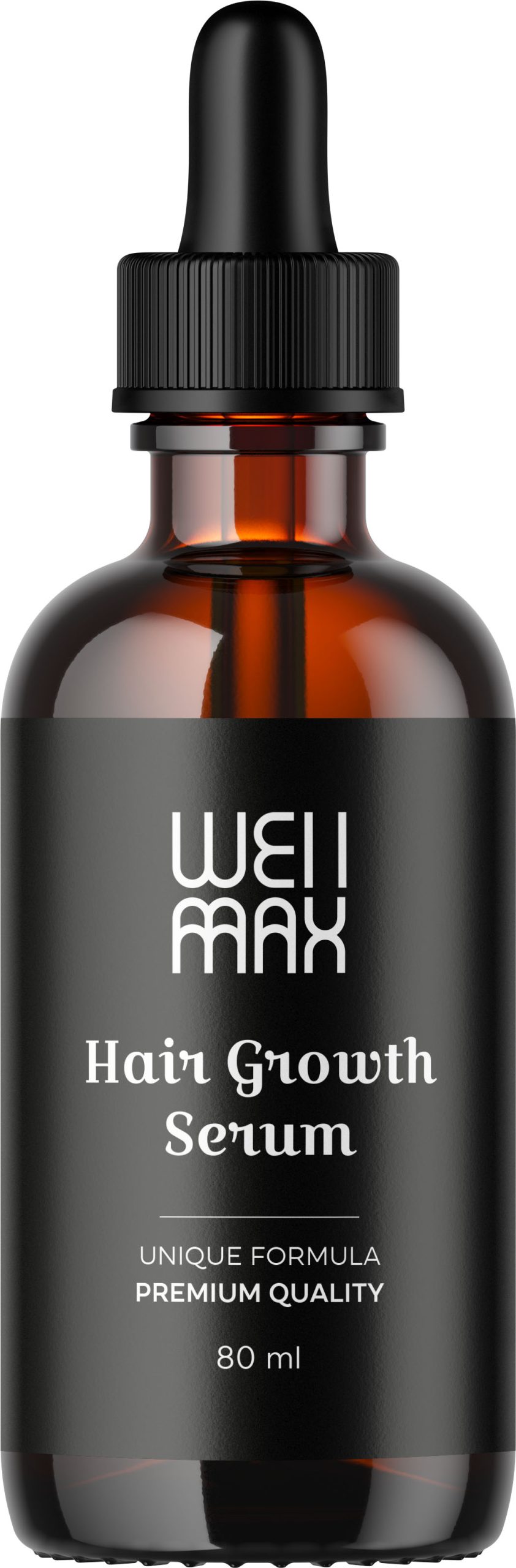 Exclusive Mockups for Branding and Packaging Design WellMax Sérum pro růst vlasů, 80 ml
