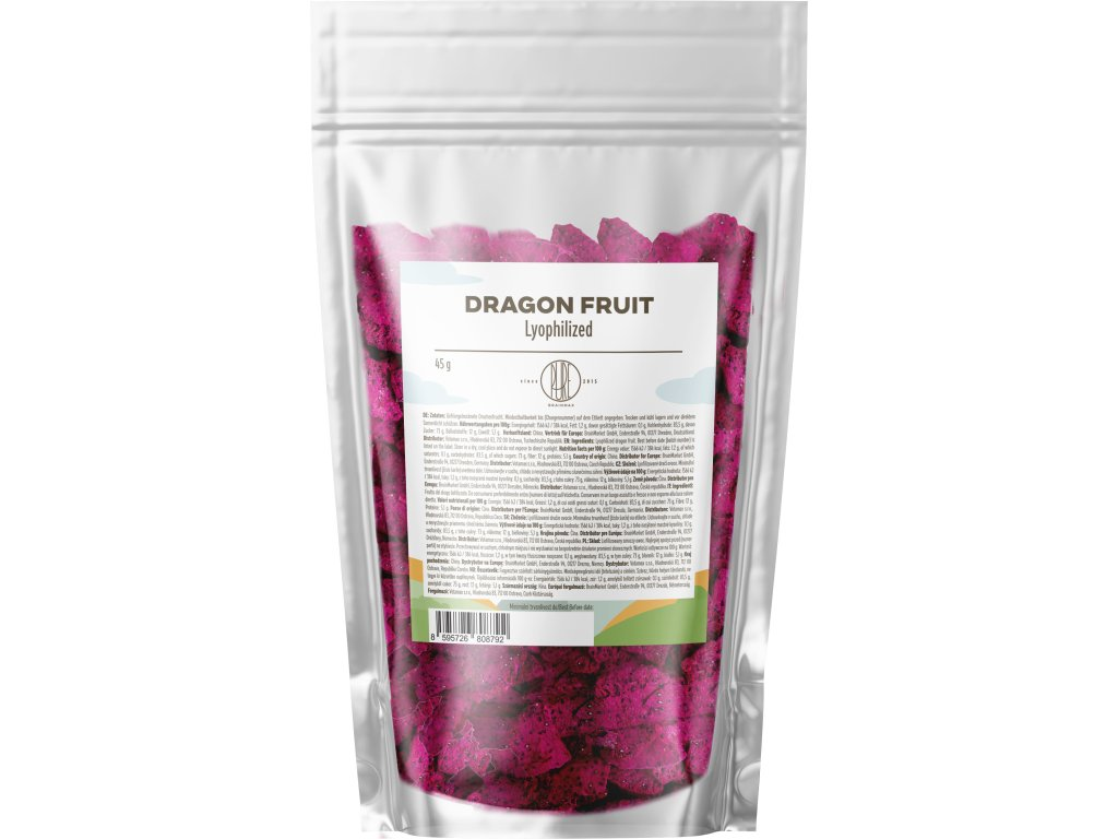 19780-1_61320-1-vizual-lyofilizovane-dra BrainMax Pure Lyophilized Dragon Fruit, Lyofilizované dračí ovoce, 45 g