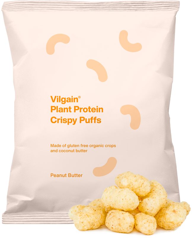 2c2e526b-a9f2-4020-acad-722860f516aa Vilgain Plant Protein Crispy Puffs BIO – arašídové máslo 50 g