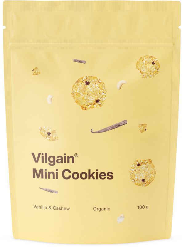 411f71e4-3a61-49dc-be9a-0b1187947912 Vilgain Mini Cookies BIO – kešu a vanilka 100 g