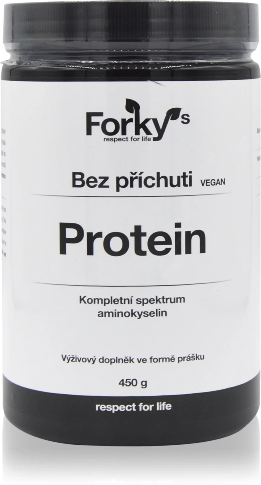 578_forkys-protein-rostlinny-protein-neutral Forky's Protein Bez příchuti 450 g
