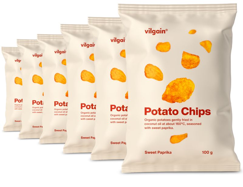 687515f8-b0b0-4944-93a9-ee11fac379f1 Vilgain Bramborové chipsy BIO – 6× sladká paprika 100 g