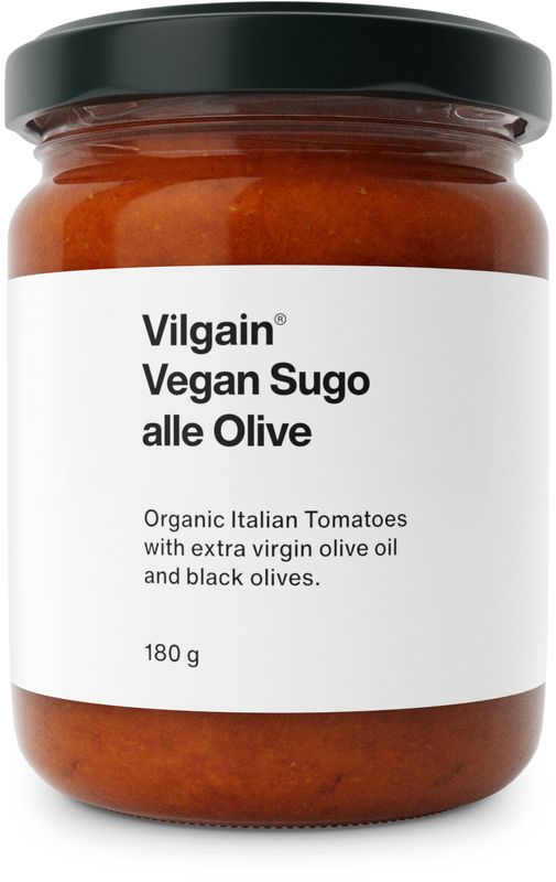 72953963-4951-4f88-ae5c-ed3ff78d1ccc Vilgain Vegan Sugo BIO – s černými olivami 180 g