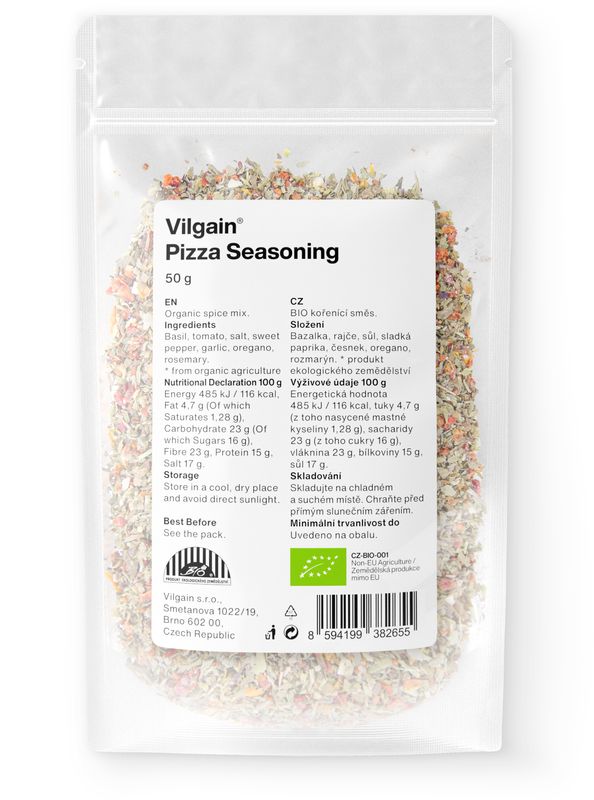 7f6b6c53-32da-48c3-a310-6f468d134695 Vilgain Pizza koření BIO – 50 g