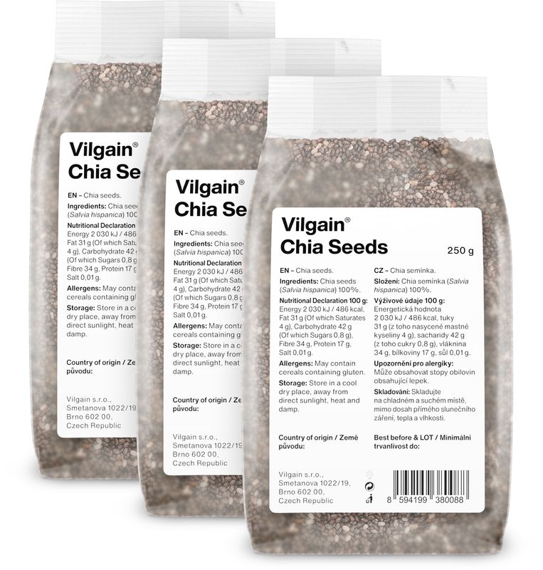 805e9e36-7a68-4c3f-bc66-225113daac7d Vilgain Chia Seeds – 3× 250 g