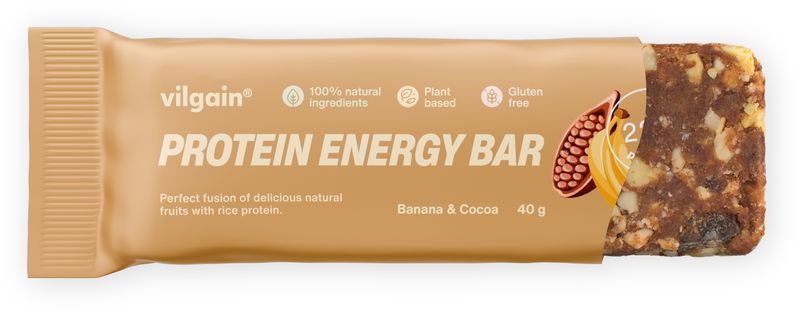 92938cd5-057b-4f27-a987-6bc52d7a3c56 Vilgain Plant Protein Energy Bar – kakao a banán 40 g