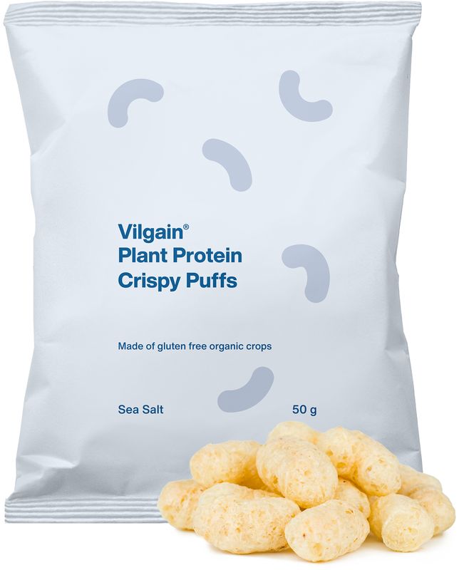 95acb8b3-a5b2-44c7-9c60-b10d6c5dfada Vilgain Plant Protein Crispy Puffs BIO – mořská sůl 50 g