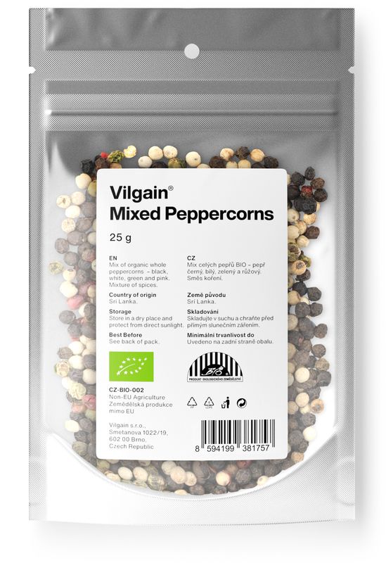 b2049cde-0884-4ac1-8671-22199f860c5b Vilgain Pepř BIO – barevný celý 25 g