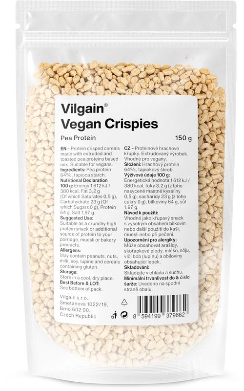 bdbe5988-294c-4f4b-9b78-59098c499265 Vilgain Vegan Crispies – 150 g