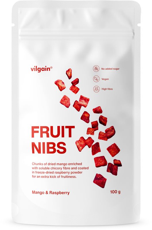cb9a8094-61d2-4b7e-8f48-838b5d2d902b Vilgain Fruit Nibs – Mango a malina 100 g
