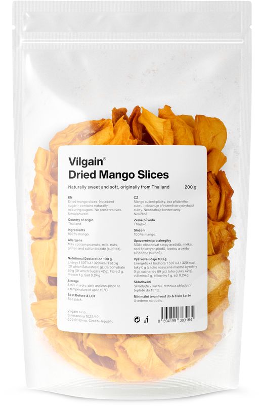 cc31293f-4d94-41ca-b9ef-1f66e4a92094 Vilgain Mango sušené – 200 g
