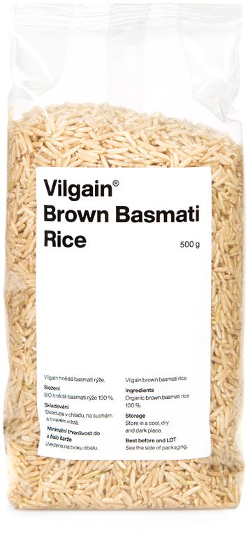 vilgain-brown-basmati-rice-bio Vilgain Basmati rýže hnědá BIO – 500 g