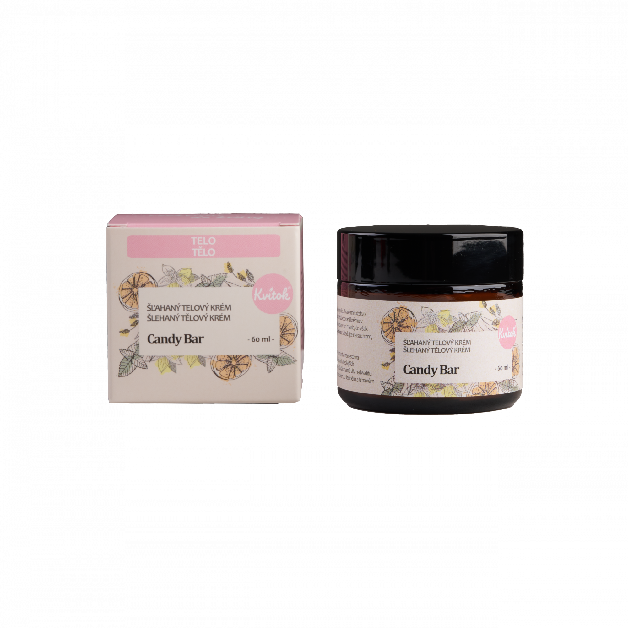 28e33c0716971ae863e4c4b98fd2efc9-Kvitok-Slehany-krem-Candy-Bar-2 Kvitok Šlehaný tělový krém Candy bar (60 ml)