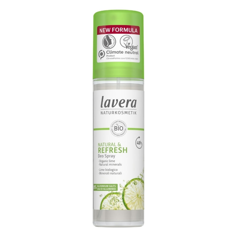 4021457639007 Lavera Deodorant ve spreji Refresh - limetkový (75 ml) - až 48hodinová ochrana