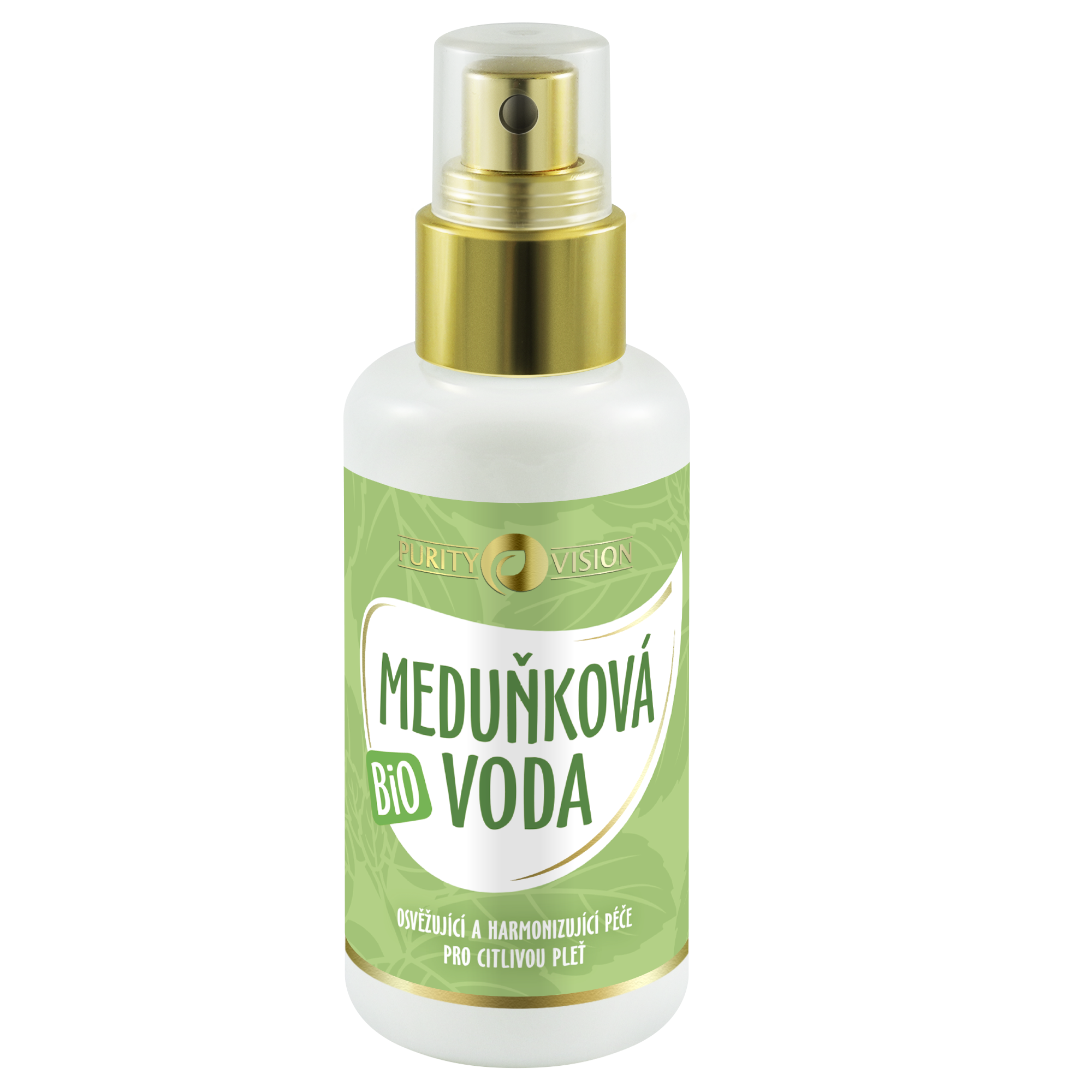 4134dcbd092f79b289181aa5e9cda711-Bio-Medunkova-voda-100ml-purity-vision Purity Vision Meduňková voda BIO (100 ml)