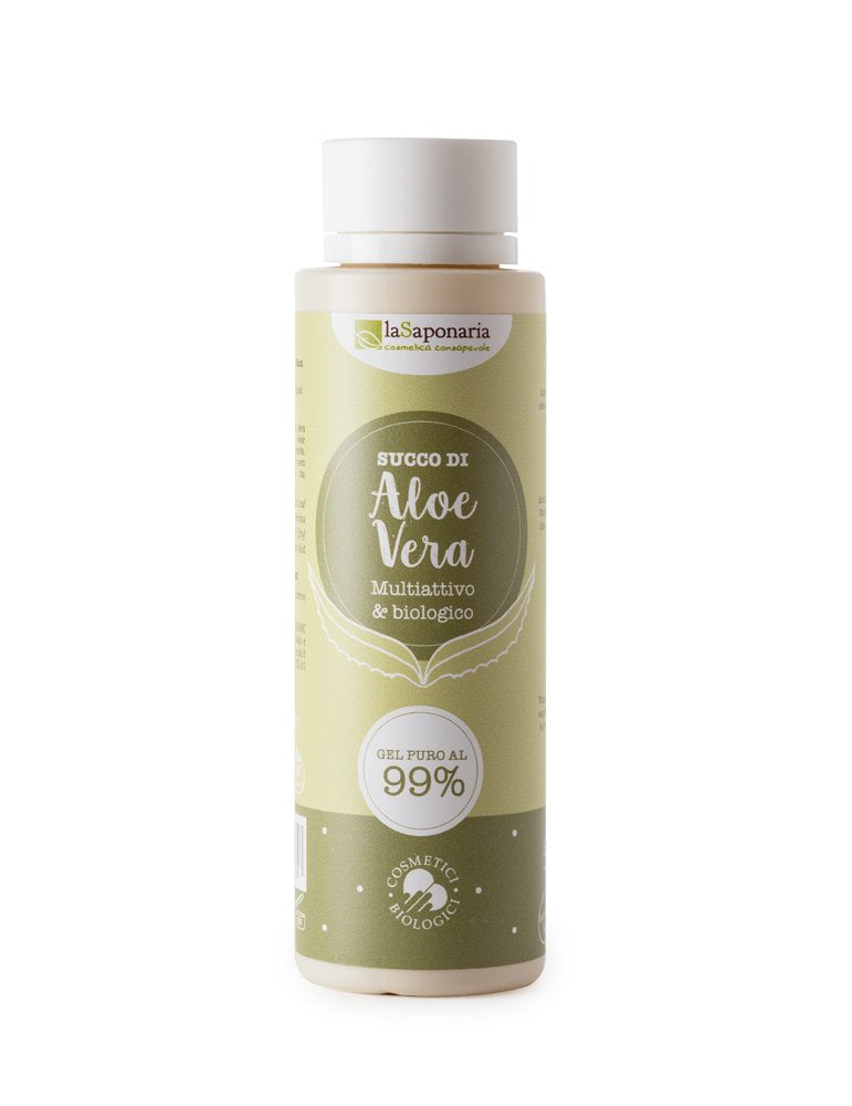45a14781718ff46c653e7b43dfeecb18-Succo-di-Aloe-Gel-di-Aloe-Vera-Puro-99 laSaponaria 99% Aloe vera gel na tělo a vlasy BIO (150 ml)