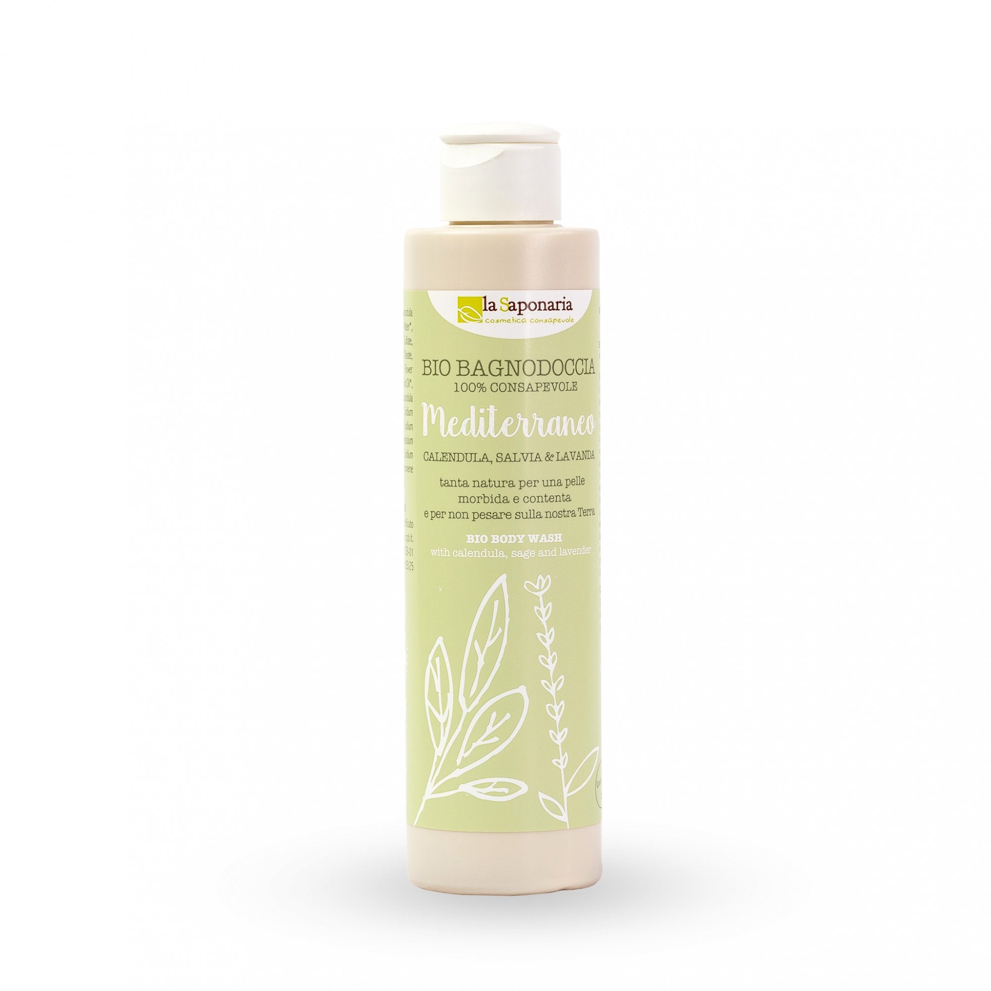 4de67fa6b24bcff2a33b2bb91bc624aa-laSaponaria-stredmorsky-sprchovy-gel-BIO laSaponaria Středomořský sprchový gel BIO - 200 ml - se středomořskými bylinkami