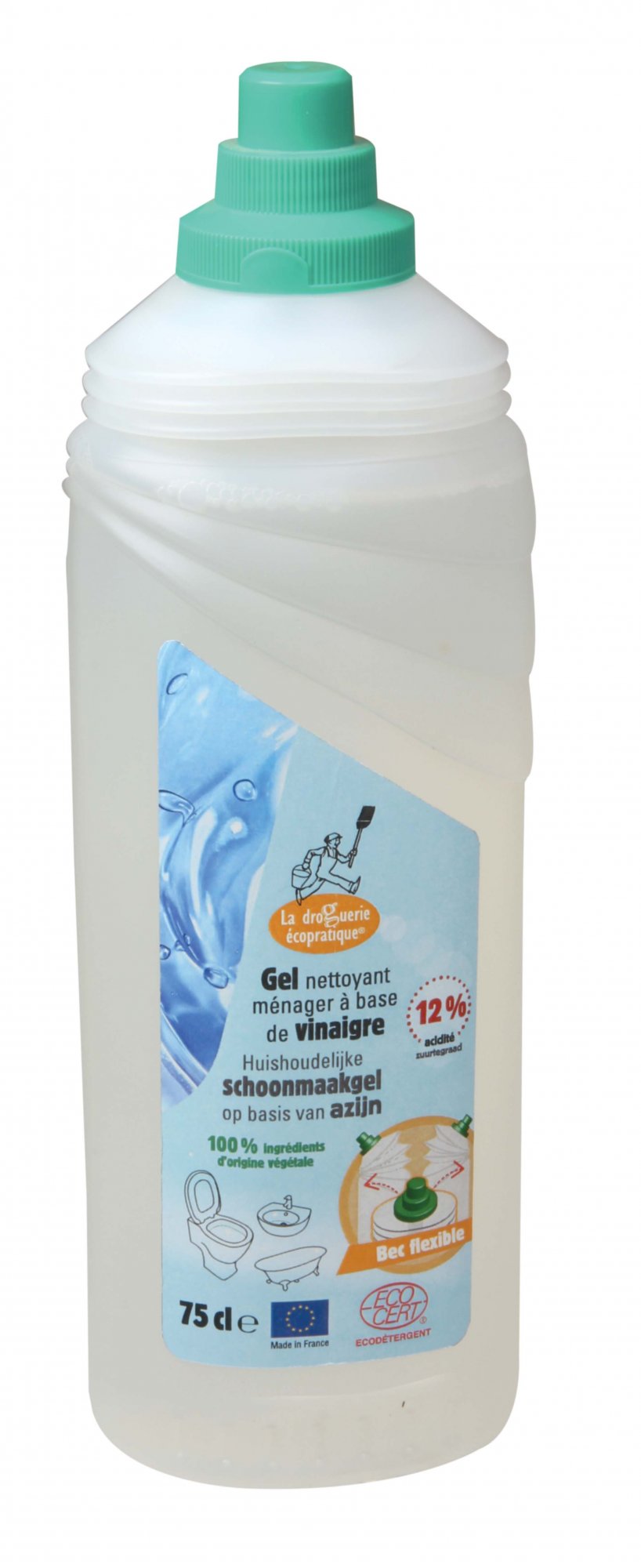 648832129d80a96db1d8d8c6844b3c61-DO097-Gel-nettoyant-vinaigre La Droguerie Ecologique by Ecodis Octový gel 12% (750 ml)