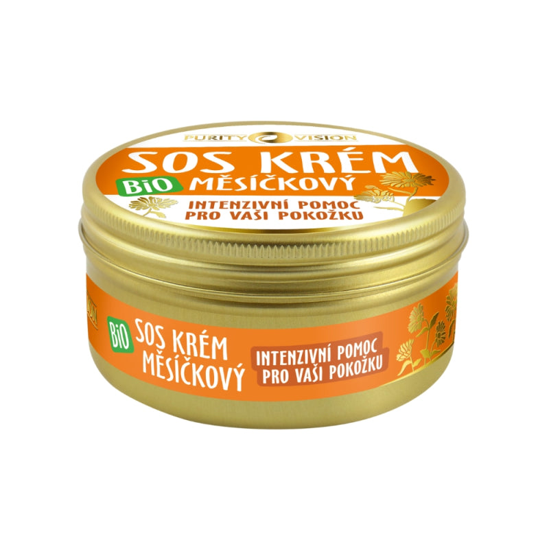 8595572908035 Purity Vision SOS Měsíčkový krém BIO (70 ml) - vhodný na pleť i celé tělo