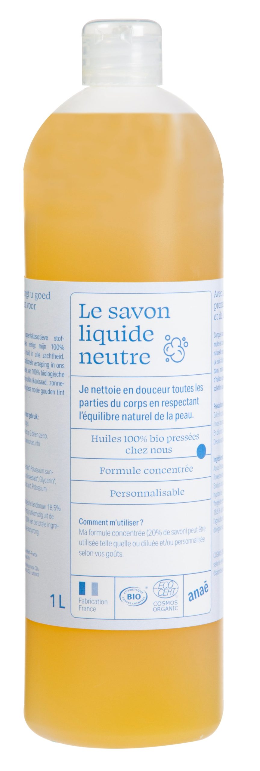 AE032-base_lavante-neutre_1L Anaé by Ecodis Univerzální mýdlo BIO (1 l) - koncentrované a bez parfemace