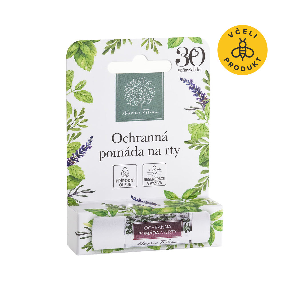 N03010_Ochranna_pomada_na_rty_prvni_fotka_ikonka Nobilis Tilia Ochranná pomáda na rty BIO (4,2 g) - chrání proti suchu i mrazu