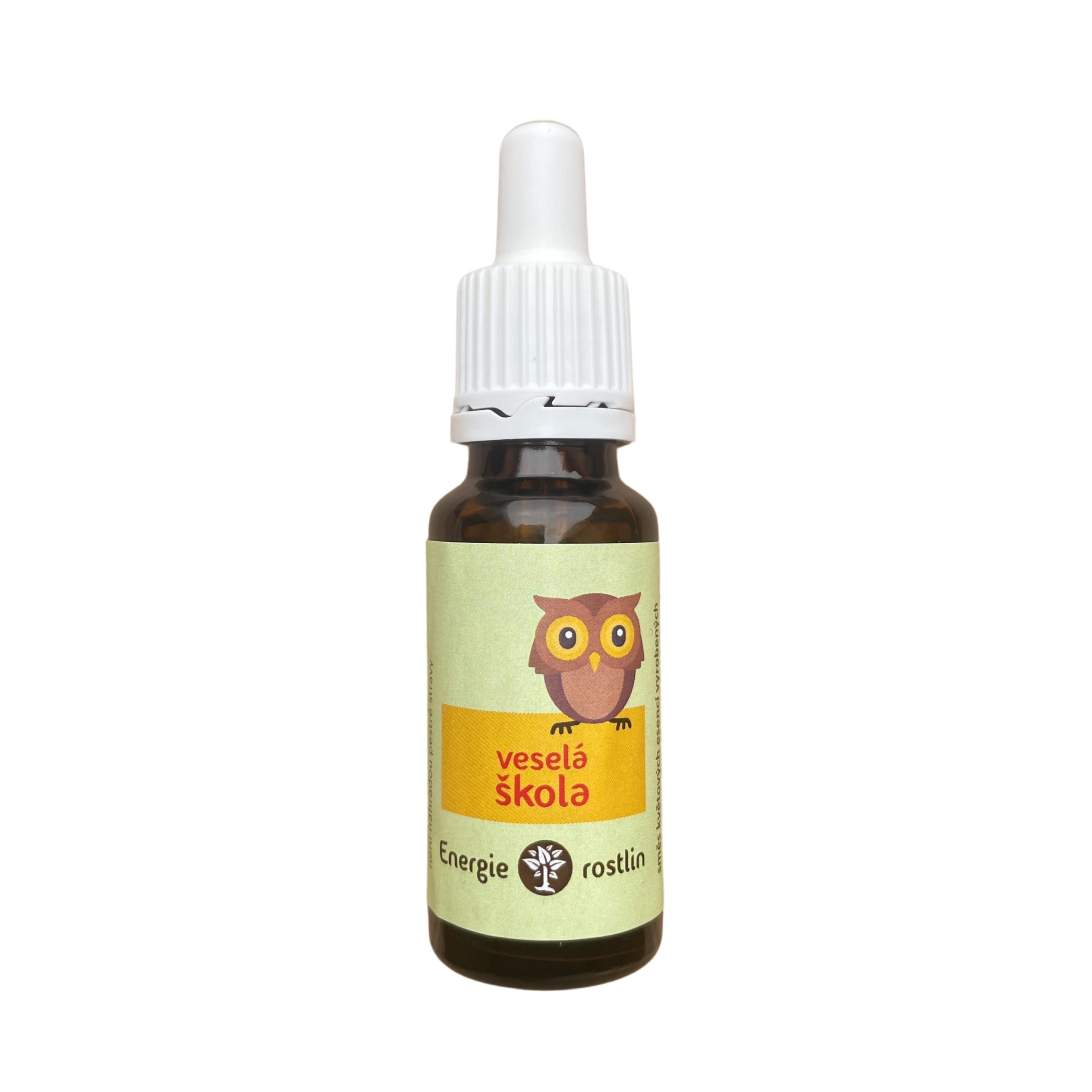 Veselaskola_kapky_BachovyesenceEnergierostlin_1 Energie rostlin Bachovy esence - Směs Veselá škola (20 ml)