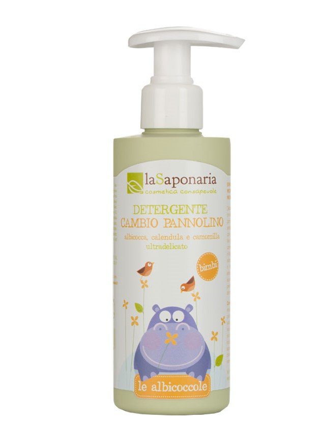 a7f8c93baf68c57c9dd0c85c6a54d01a-Bio-detergente-cambio-pannolino laSaponaria Jemný čisticí gel na přebalování BIO (190 ml)