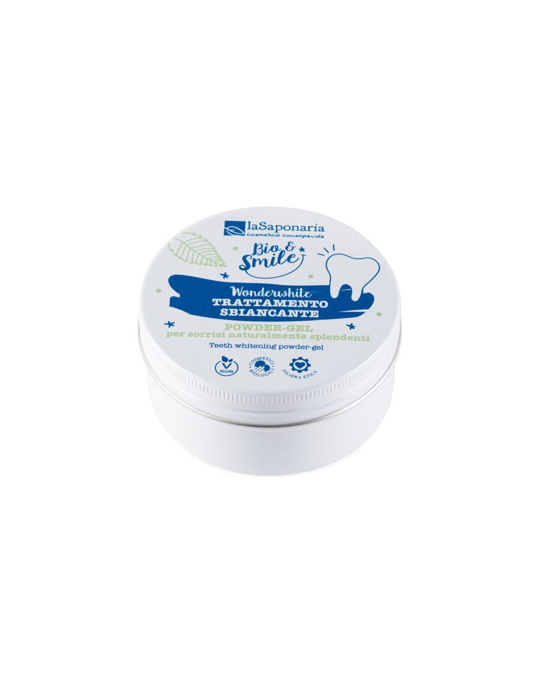 ab828d0887dae1943b109418042d3304-TrattamentoSbiancante-771x1000px laSaponaria Prášková pasta na bělení zubů WonderWhite BIO (50 g)