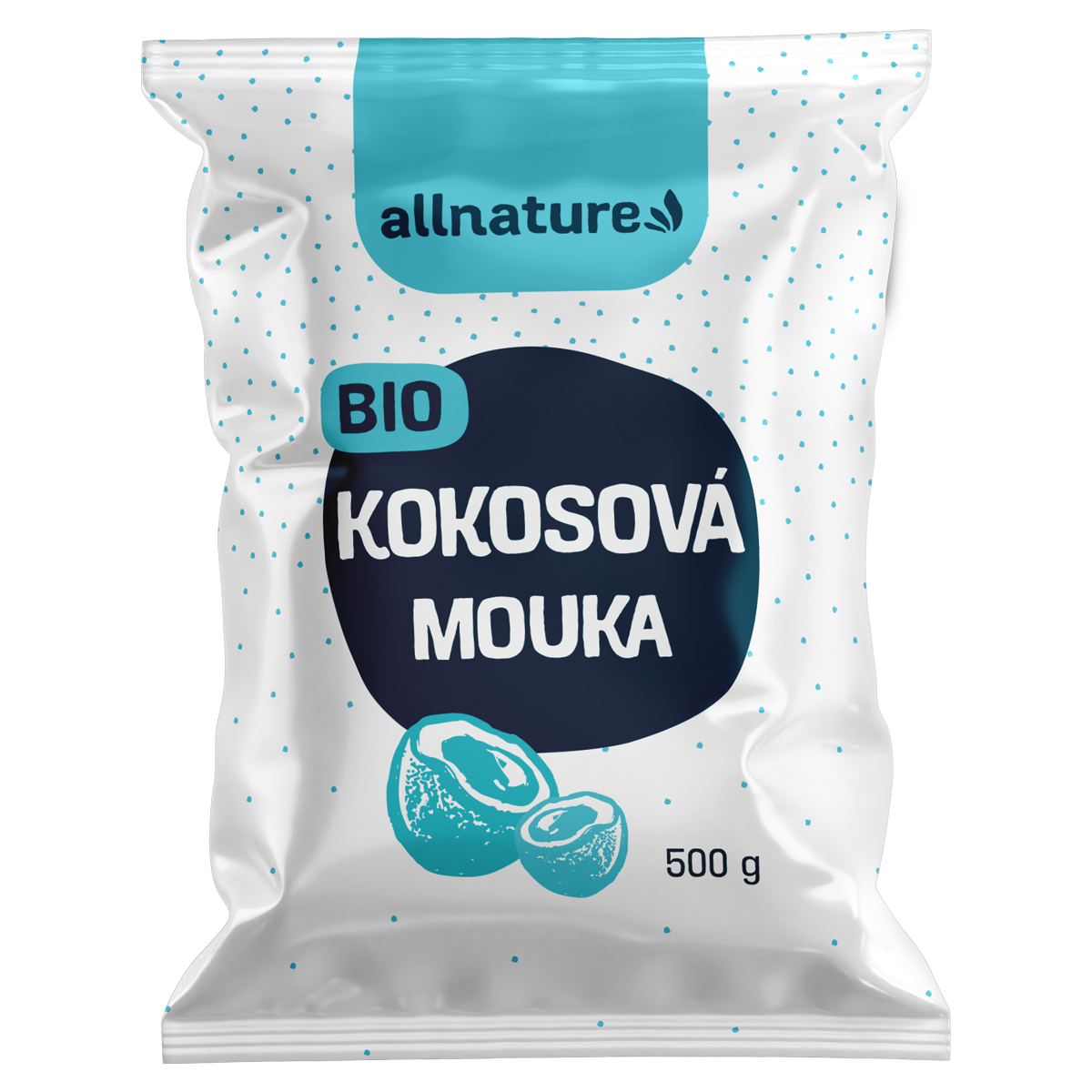 allnature-kokosova-mouka-bio-500-g Allnature Kokosová mouka BIO (500 g) - bohatá na bílkoviny a vlákninu