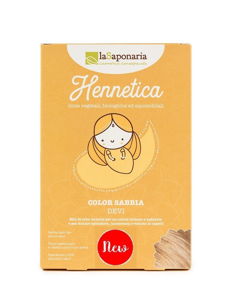 c4ae63d0a998ecdff344a59a1dac4fb2-tinta-vegetale-devi laSaponaria Přírodní barva na vlasy Devi BIO (100 g) - písek