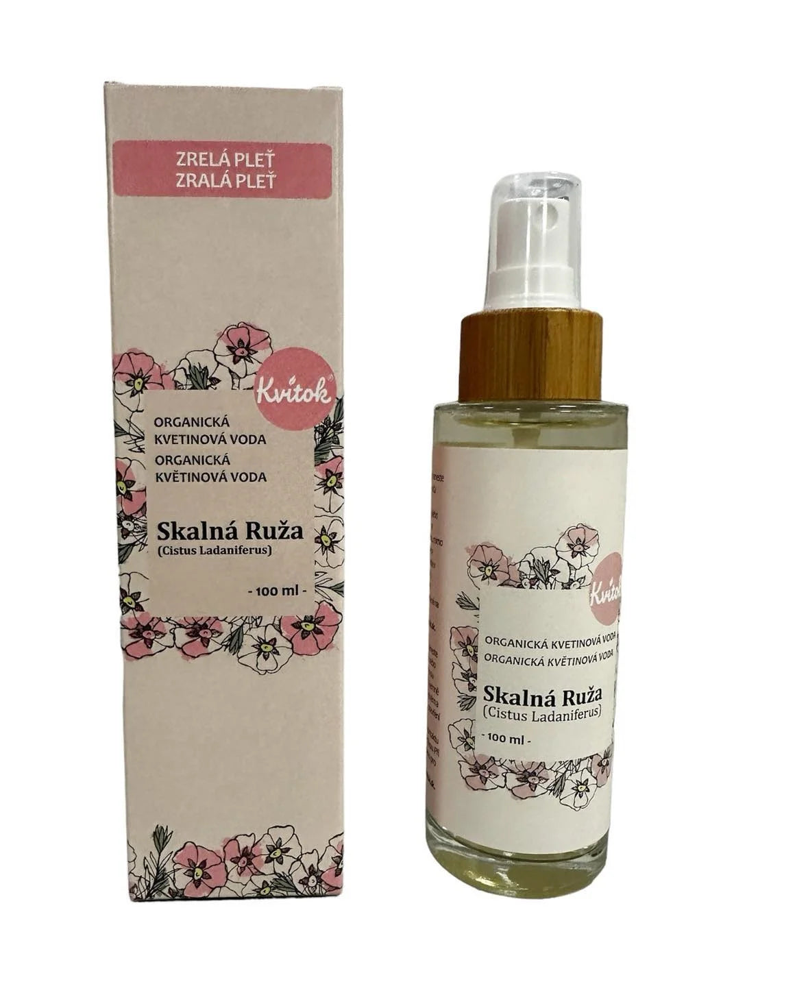 cistus-100ml_jpg Kvitok Květová voda - skalní růže BIO - 100 ml