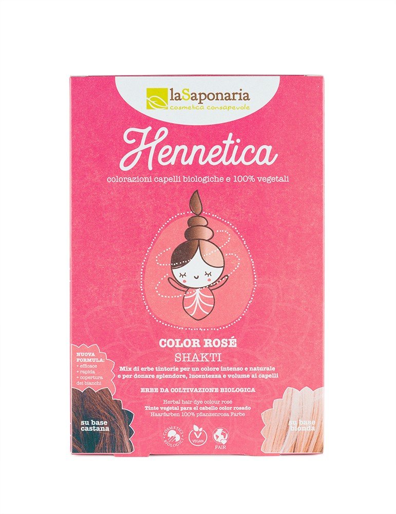 dc33d9b2d99dafdeef914fcd4e82da90-tinta-vegetale-shakti-6 laSaponaria Přírodní barva na vlasy Shakti BIO (100 g) - růže