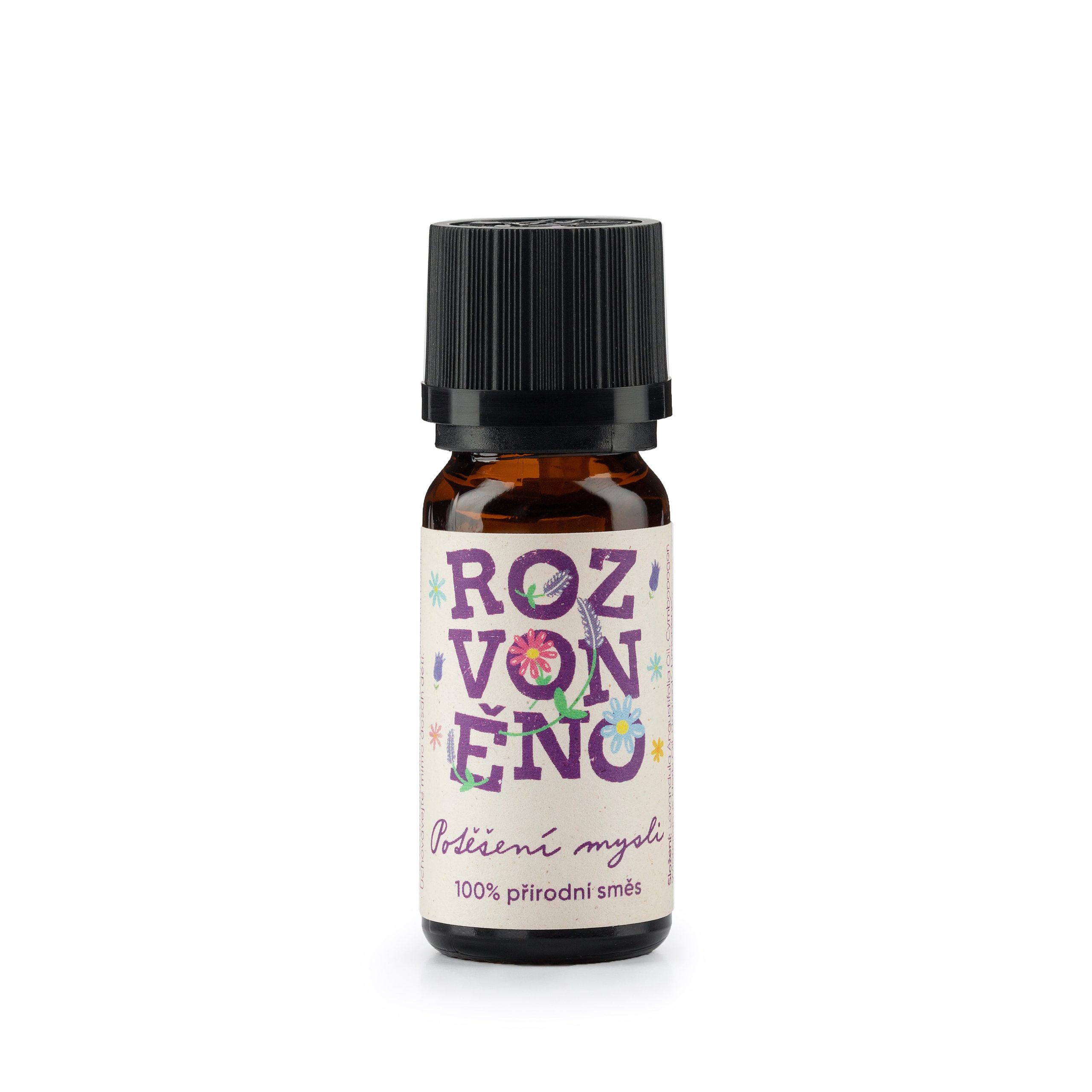 olej_poteseni-mysli_ctverec Rozvoněno Směs éterických olejů - Potěšení mysli (10 ml) - s levandulí a citronovou trávou