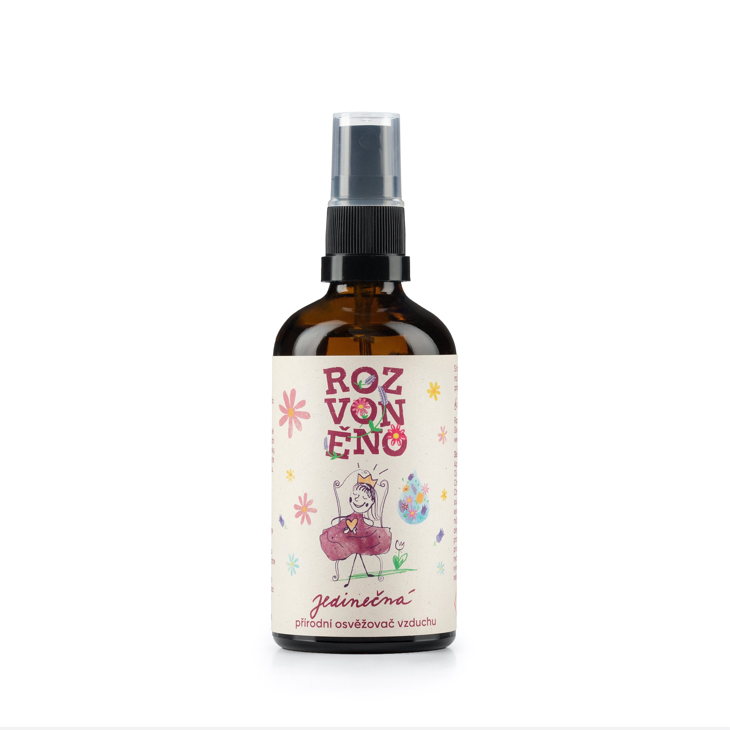 osvezovac_jedinecna_ctverec Rozvoněno Osvěžovač vzduchu - Jedinečná (100 ml) - s geránií a palmovou růží