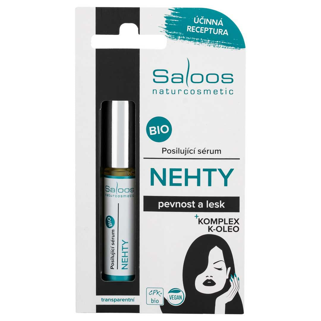 saloos_DP_bio_posilujici_serum_na_nehty_7ml Saloos Zpěvňující sérum na nehty BIO (7 ml) - pro přirozenou pevnost a lesk nehtů