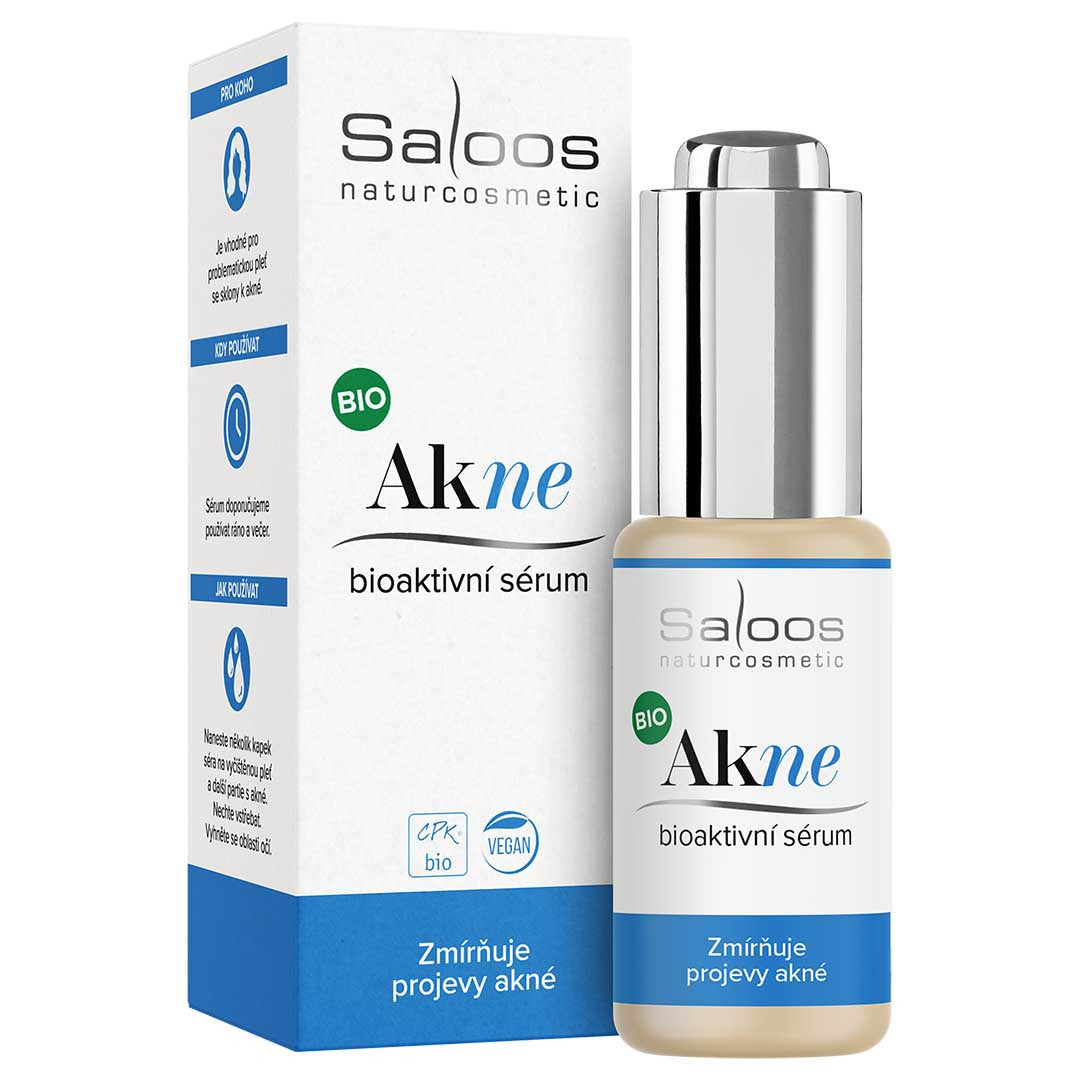saloos_akne_bioaktivni_serum_20ml Saloos Bioaktivní sérum pro problematickou pleť Akne BIO (20 ml) - účinné proti projevům akné