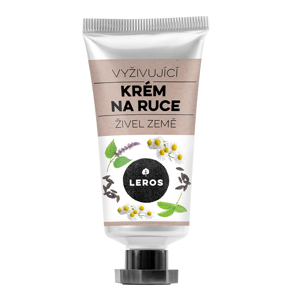 8594740600108_0 LEROS Krém na ruce BIO - Živel země - 30 ml - s vůní pačuli a fazole tonky