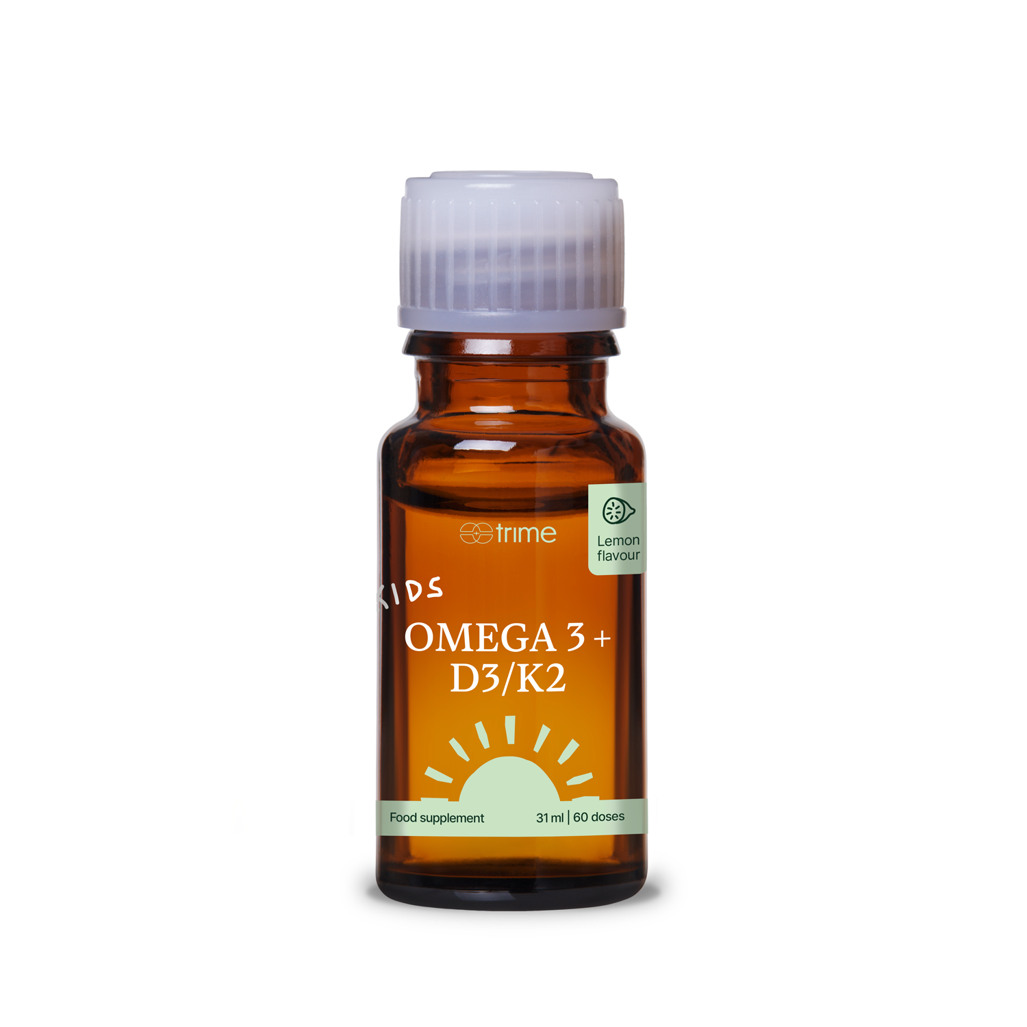 Trime_KidsOmega3D3_K2-Lemon Trime Kids Omega 3 + D3/K2 (31 ml) - s citrusovou příchutí