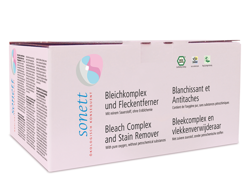 c42bc17d585d97aa9eaf85732d2b0363-bleach-complex-5kg-de-en-nl-fr Sonett Bělící prostředek a odstraňovač skvrn - 5 kg - na skvrny od vína, kávy, trávy či krve