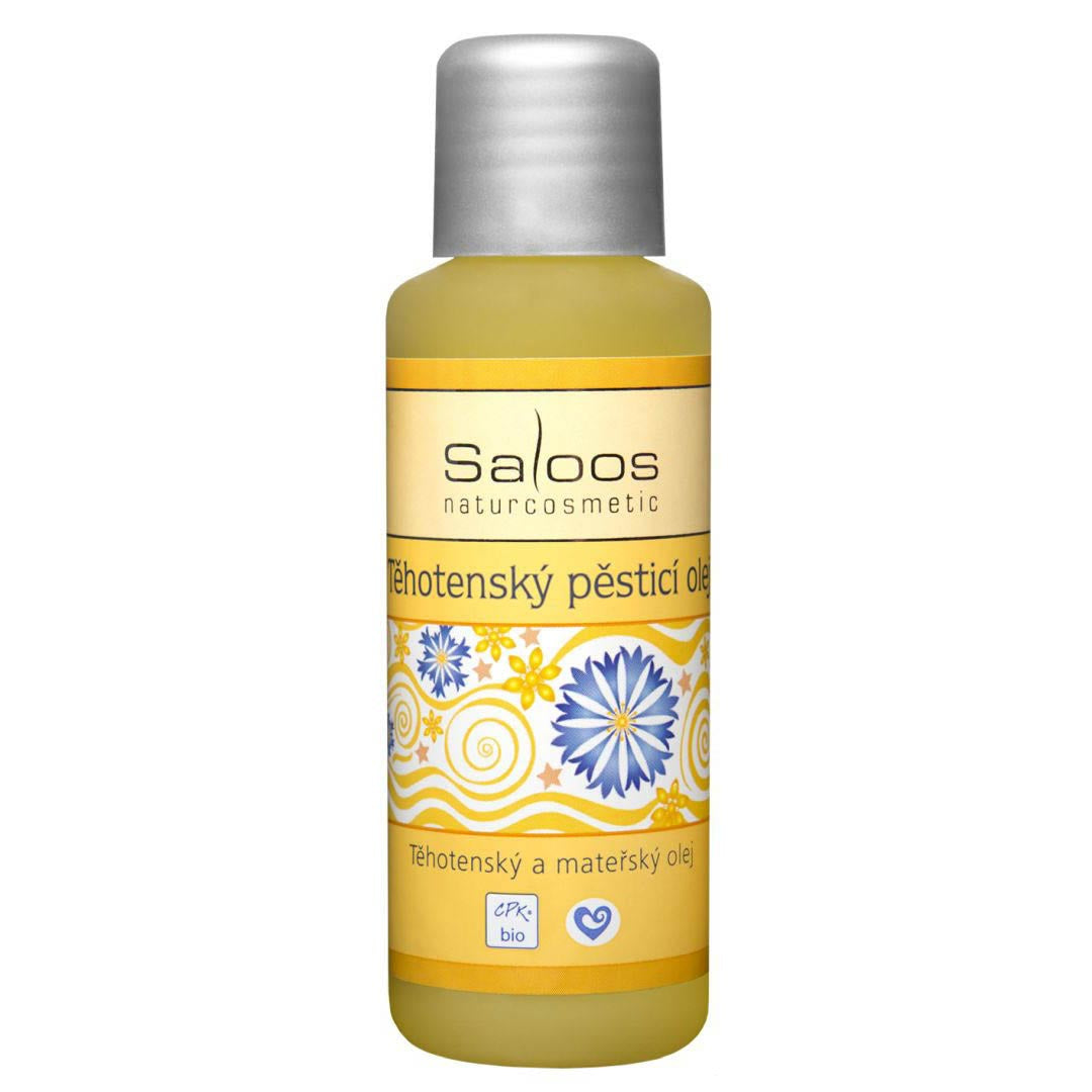 saloos_DP_Tehotensky_pestici_olej_50ml Saloos Těhotenský pěsticí olej BIO (50 ml) - předchází striím a podporuje pružnost
