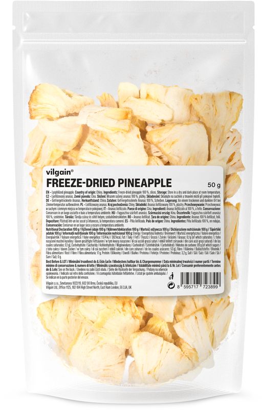 17136ecc-4290-4914-acee-a233f85bf9d9 Vilgain Ananas lyofilizovaný – 50 g