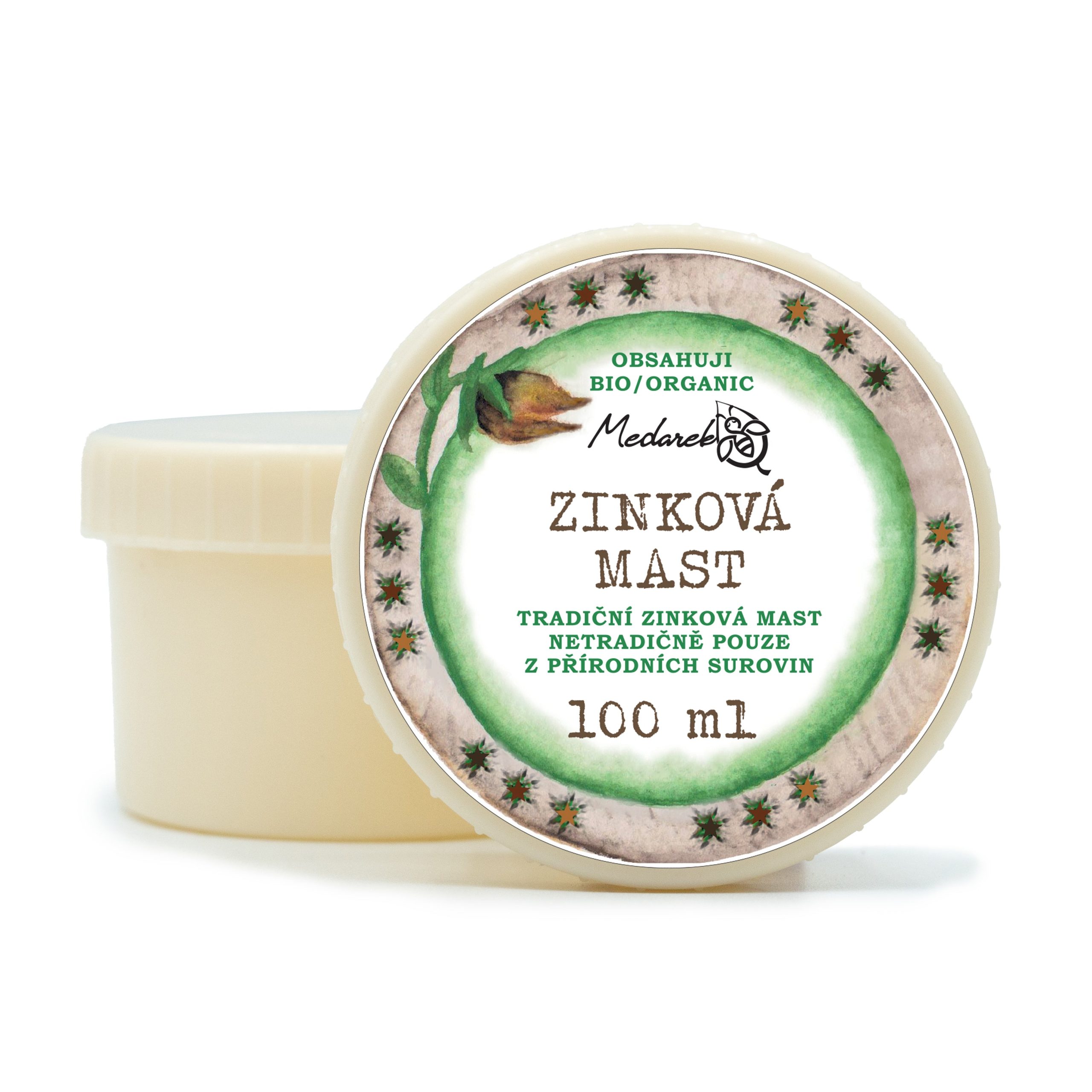 Zinkov_C3_A1mast100ml Medarek Zinková mast - 100 ml - hojivá, vhodná od narození
