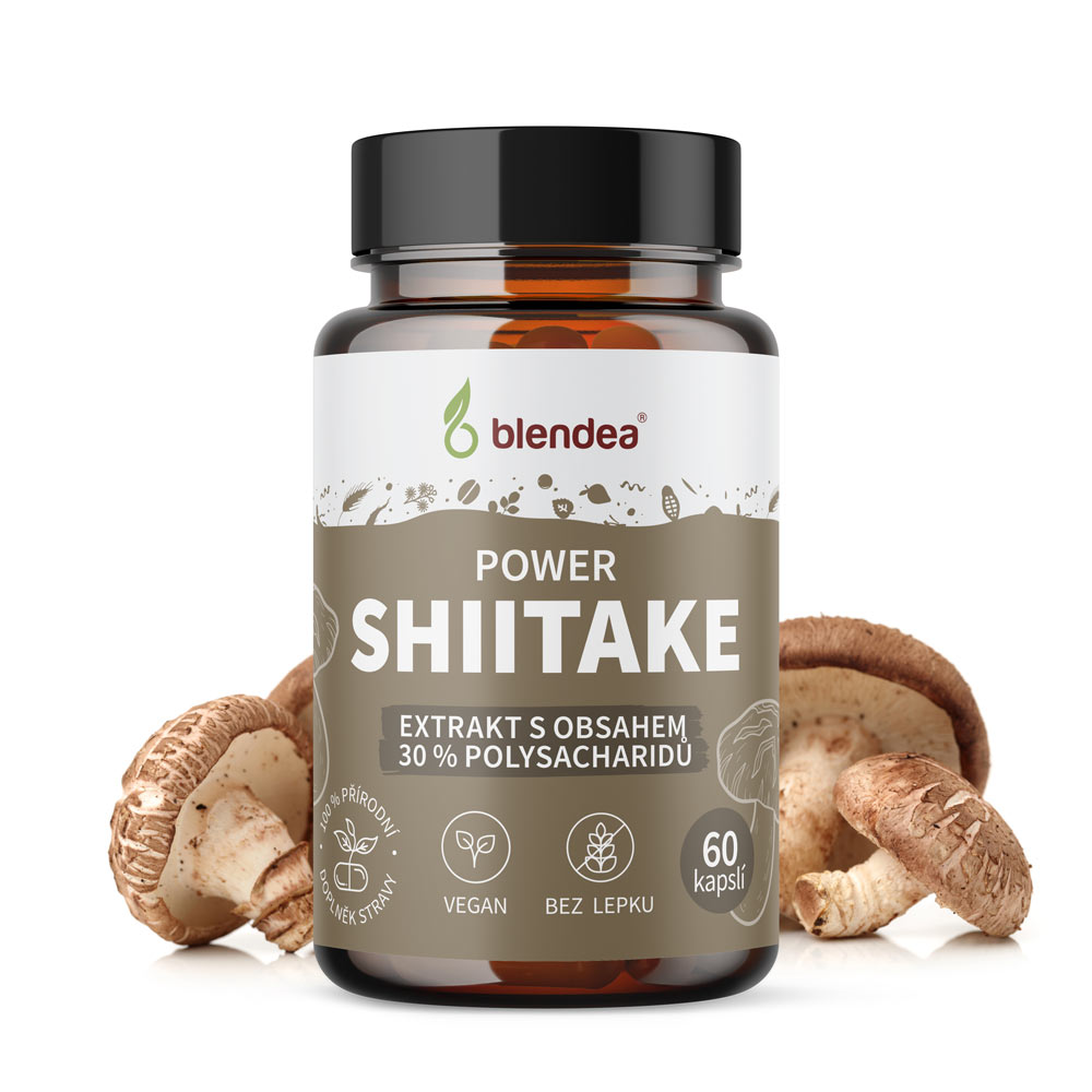 shiitake-image Blendea - Shiitake extrakt 60 kapslí