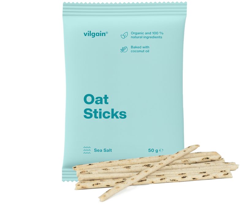 6b89fa01-1bbe-4eed-a8aa-4cdf07c18028 Vilgain Oat Sticks BIO – mořská sůl 50 g