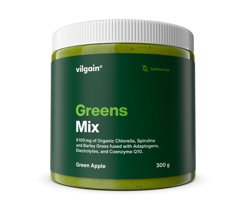 832f4840-8e87-4a53-8969-16973d4c076b-3 Vilgain Greens Mix – Zelené jablko bez kofeinu 300 g