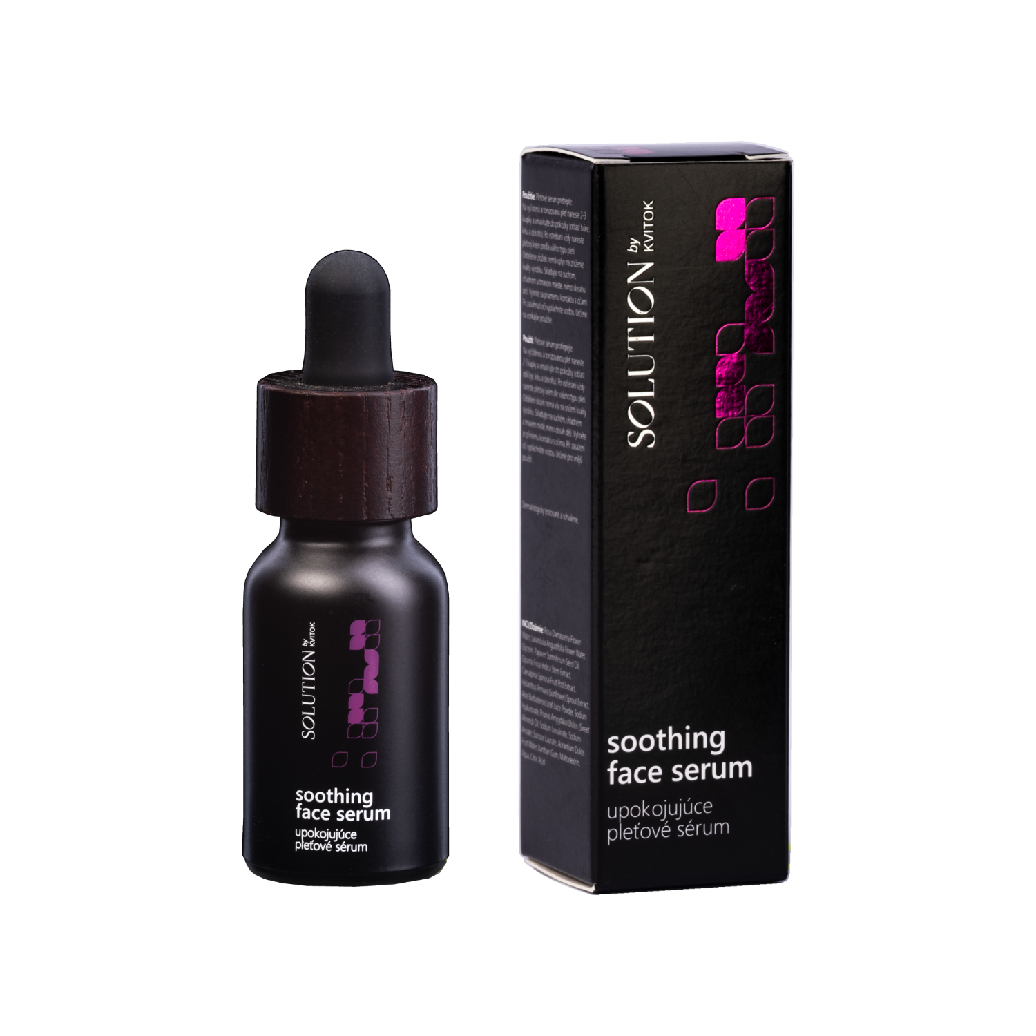 Kvitok_Solution_Zklidnujici_serum Kvitok Solution Zklidňující pleťové sérum Sensitive (15 ml) - exp. 01/2026 - ideální pro suchou a citlivou pleť