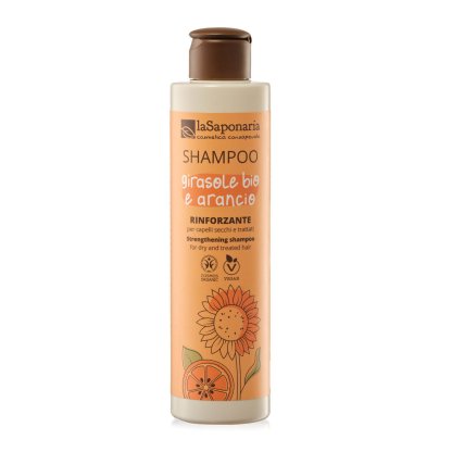shampoo-capelli-secchi-girasole-e-arancio-dolce laSaponaria Šampon se slunečnicí a sladkým pomerančem BIO - 200 ml